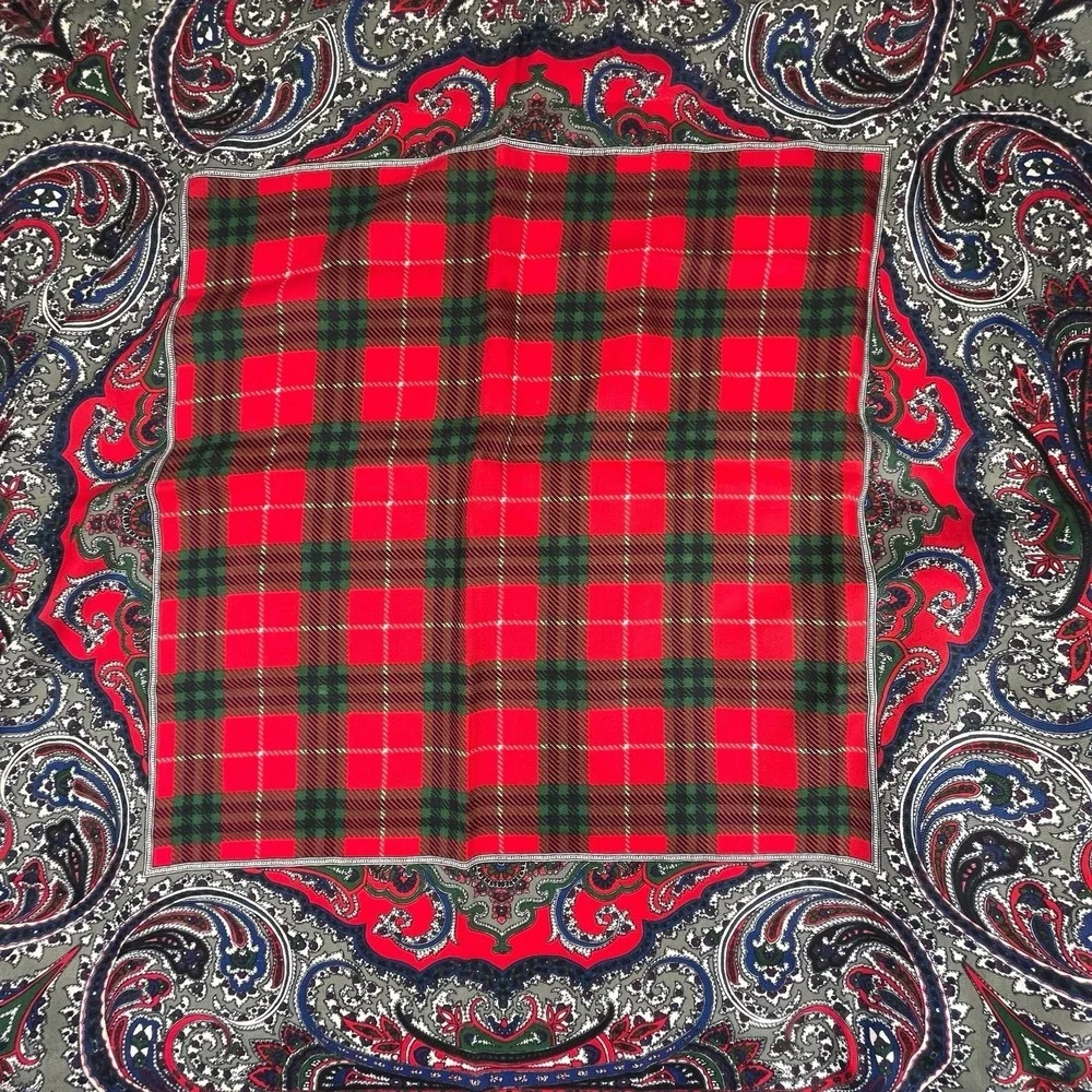 Vintage Italian‎ Scarf Shawl 46x47